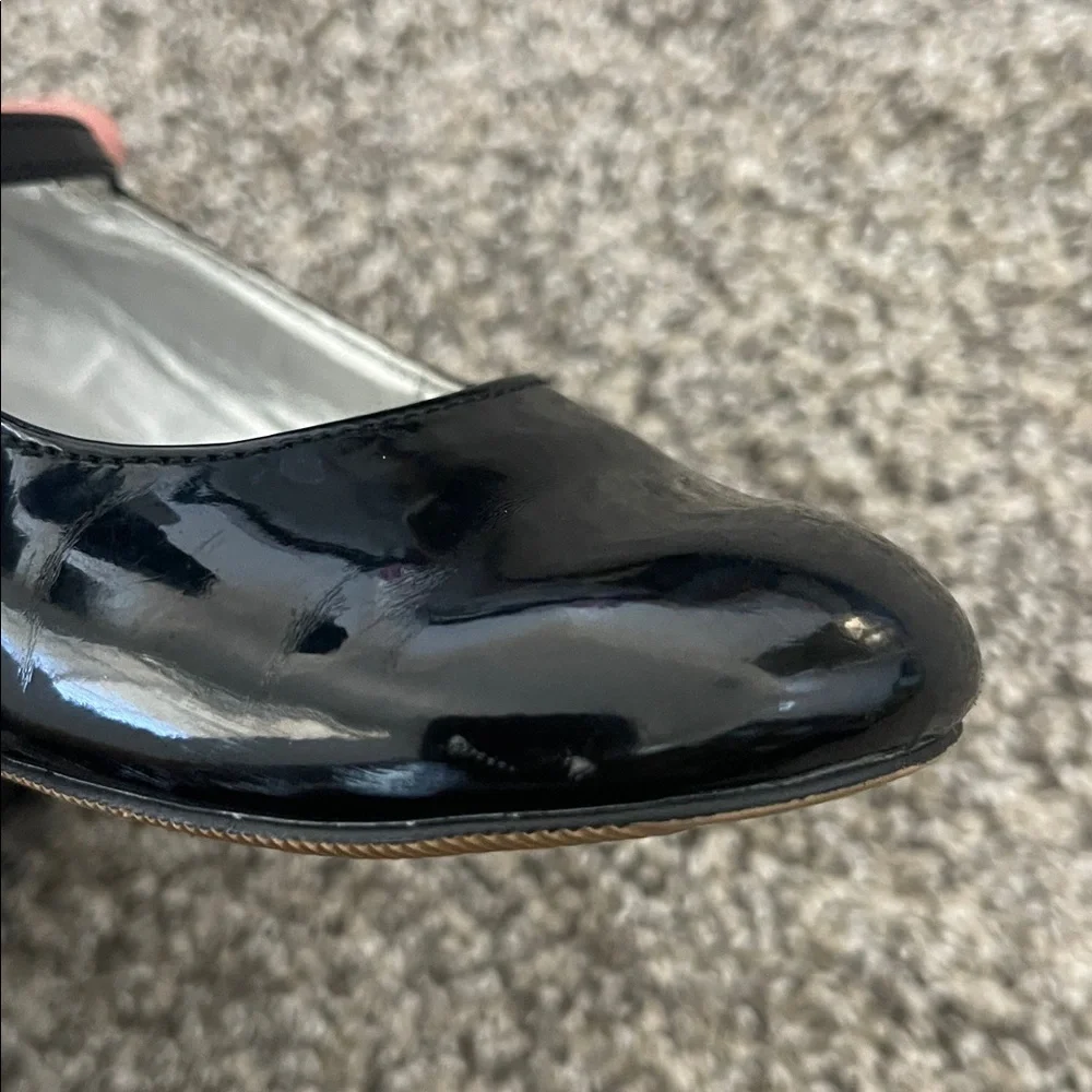 Toddler Girl’s Nina Seeley Black Patent Mary Jane Shoes Size 8.5